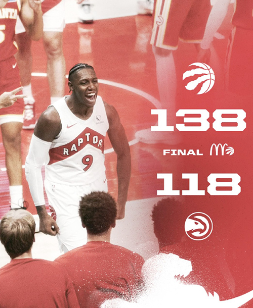 10月23日 NBA常规赛 猛龙vs老鹰 全场录像及集锦