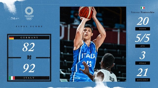 意大利92-82力克德国 方特治奥20分 加里纳利18分 罗24分