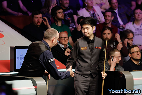 【世锦赛】丁俊晖4-5落后,威尔逊创最大分差!斯佳辉绝杀威廉姆斯,庞俊旭连丢赛点后出局!