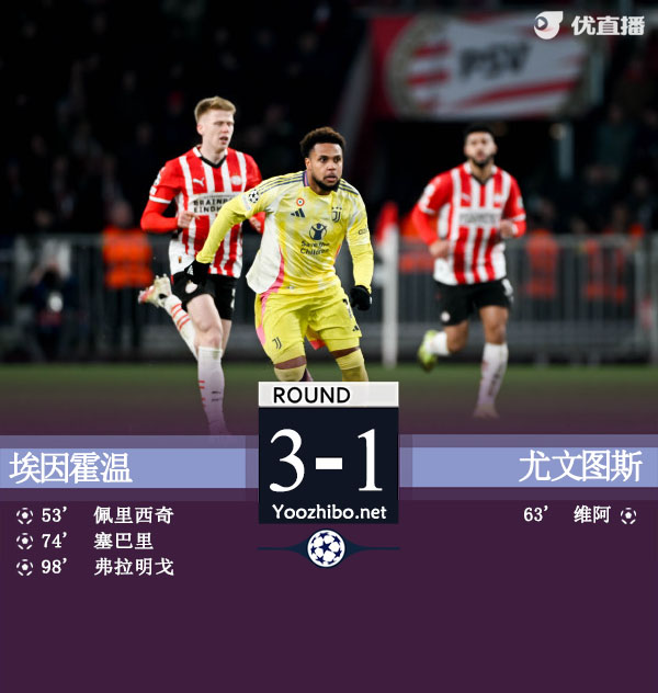 埃因霍温vs<a href=/zuqiubs/juventus/ target=_blank class=infotextkey>尤文图斯</a>
