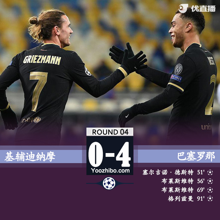 <a href=/zuqiubs/barcelona/ target=_blank class=infotextkey>巴萨</a>4-0基辅