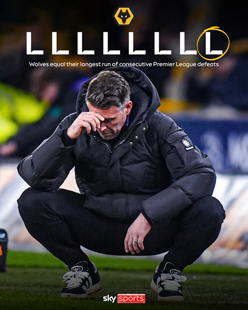 狼队“死亡赛程”来了：17轮仅2分垫底，下周两碰<a href=/zuqiubs/manlian/ target=_blank class=infotextkey>曼联</a>+再踢枪手<a href=/zuqiubs/liverpool/ target=_blank class=infotextkey>利物浦</a>